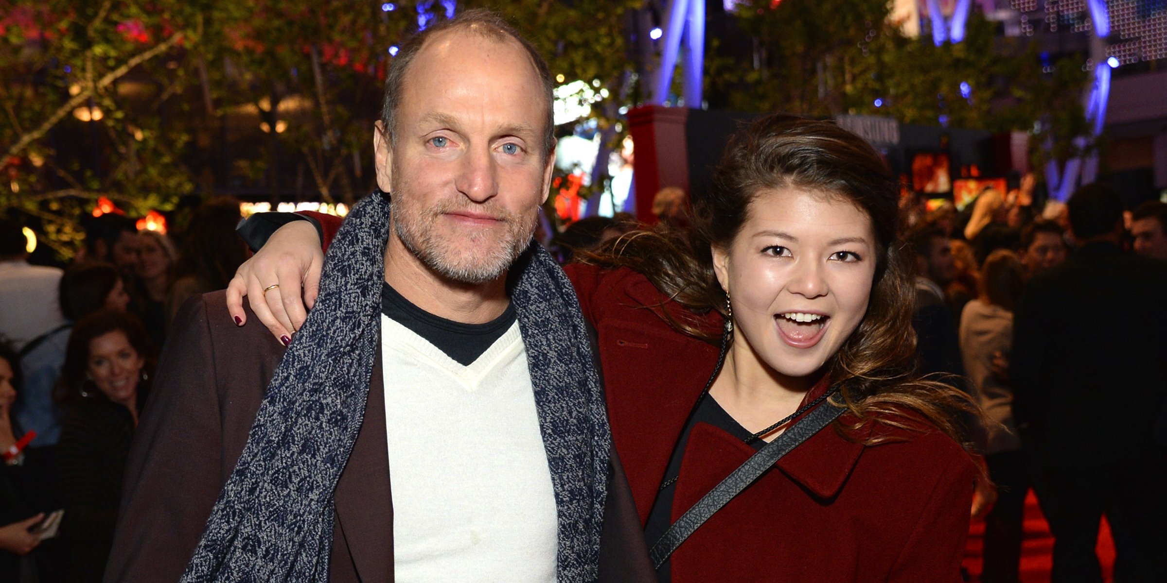 Zoe Giordano Harrelson and her father